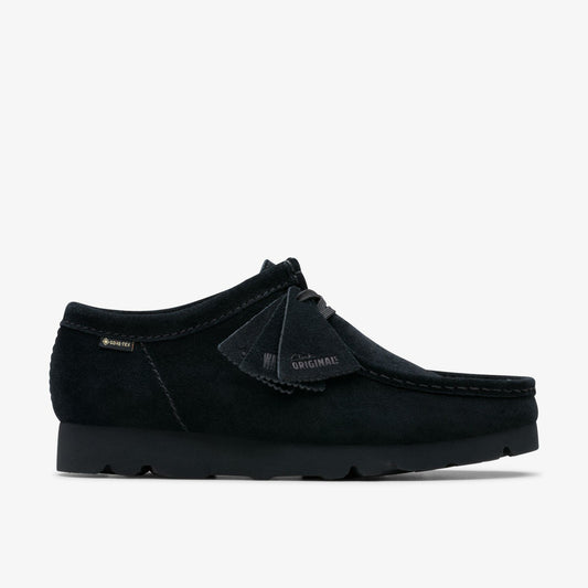 Clarks Men Wallabee GORE-TEX Black Suede