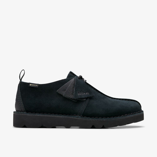 Clarks Men Desert Trek GORE-TEX Black Suede