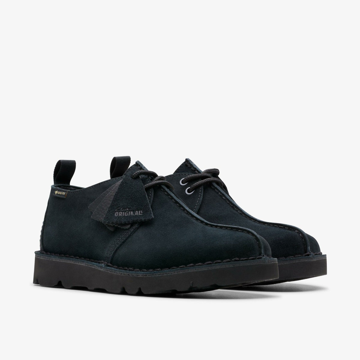 Clarks Men Desert Trek GORE-TEX Black Suede