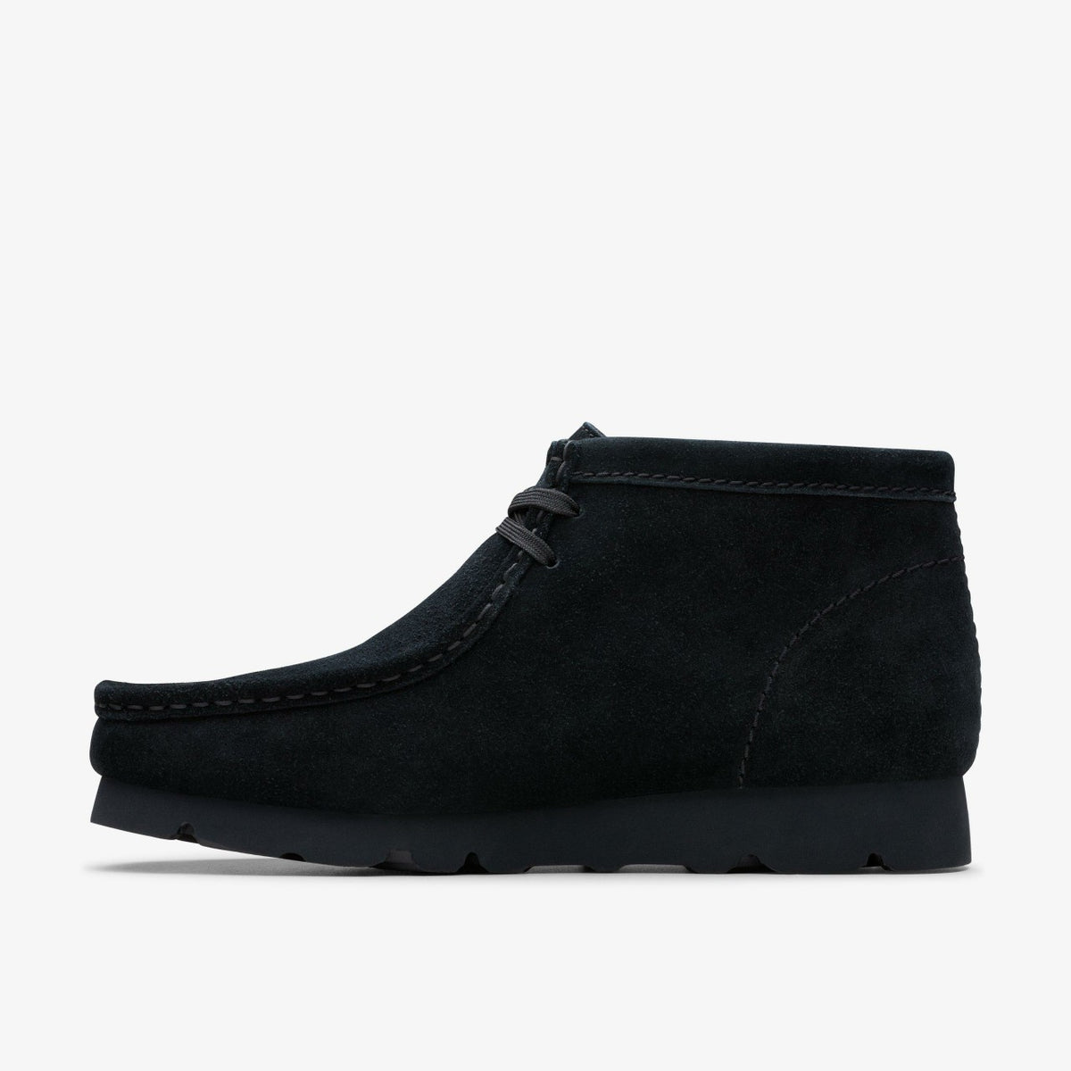 Clarks Men Wallabee Boot GORE-TEX Black Suede