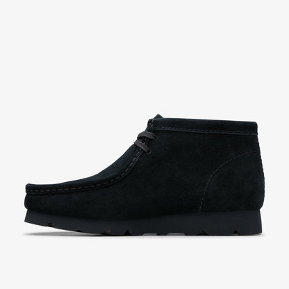 Clarks Men Wallabee Boot GORE-TEX Black Suede