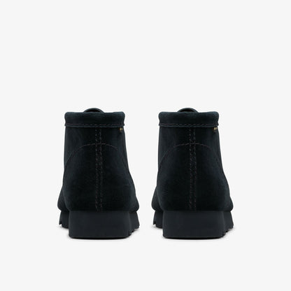 Clarks Men Wallabee Boot GORE-TEX Black Suede
