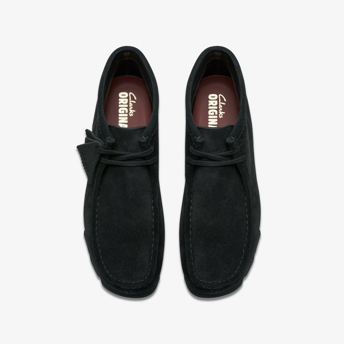 Clarks Men Wallabee Boot GORE-TEX Black Suede