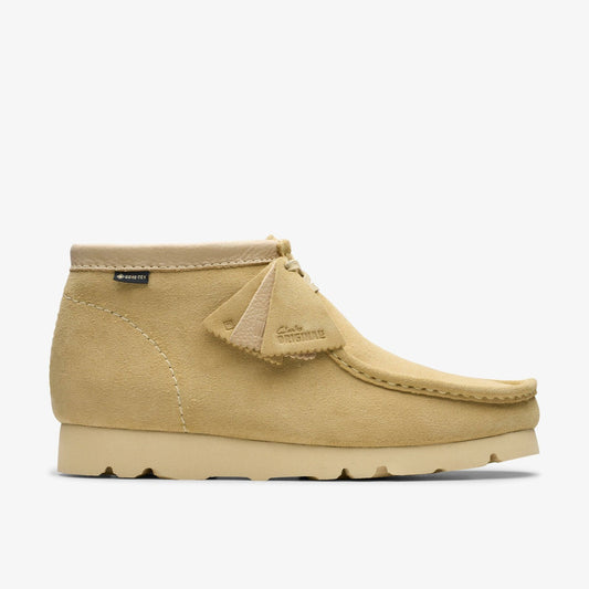 Clarks Men Wallabee Boot GORE-TEX Maple Suede