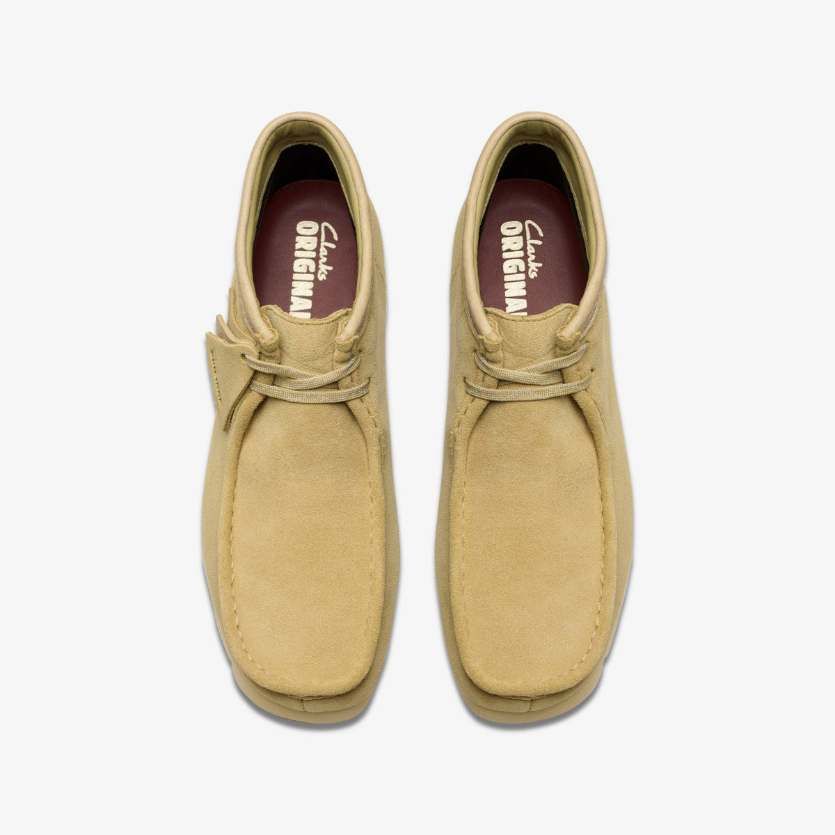 Clarks Men Wallabee Boot GORE-TEX Maple Suede