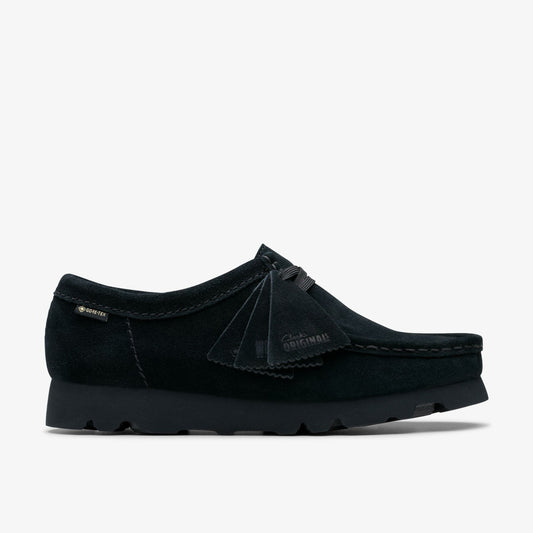 Clarks Women Wallabee GORE-TEX Black Suede