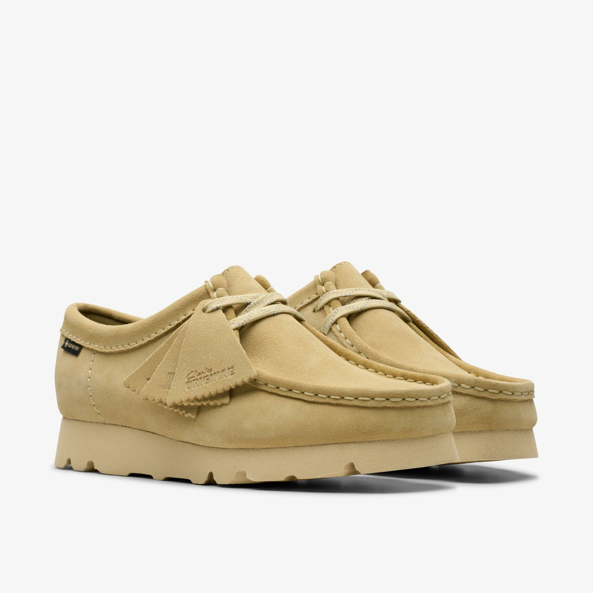 Clarks Women Wallabee GORE-TEX Maple Suede
