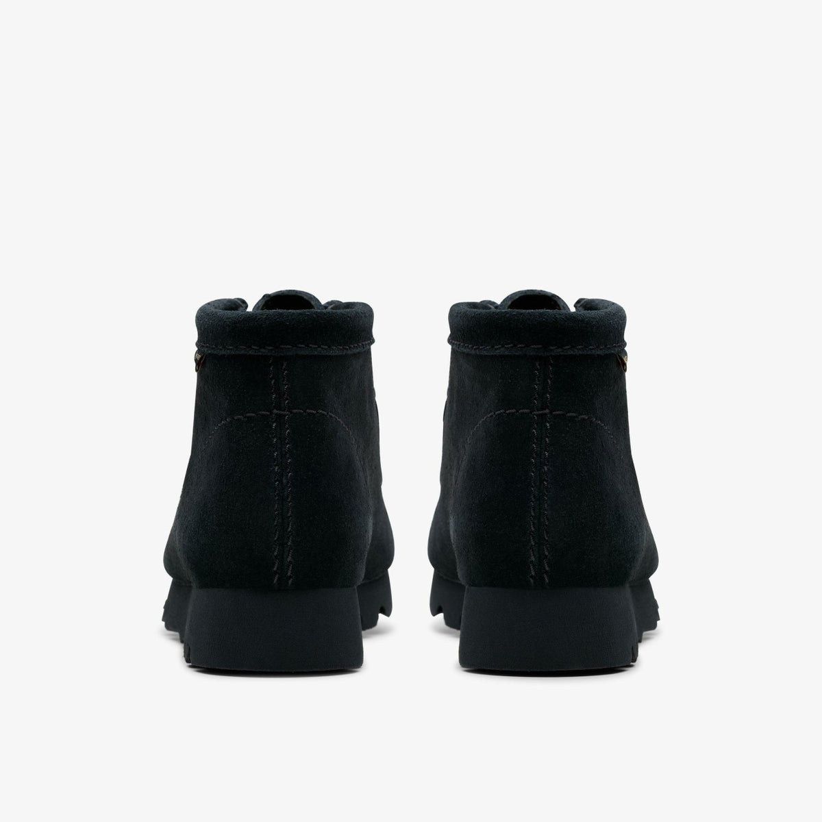Clarks Women Wallabee Boot GORE-TEX Black Suede