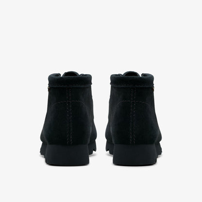 Clarks Women Wallabee Boot GORE-TEX Black Suede