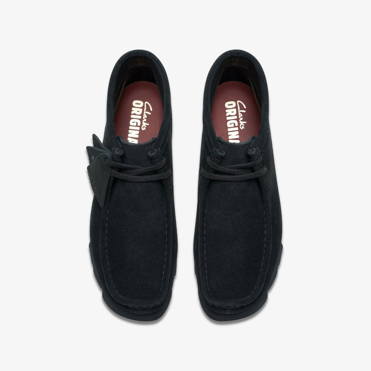 Clarks Women Wallabee Boot GORE-TEX Black Suede