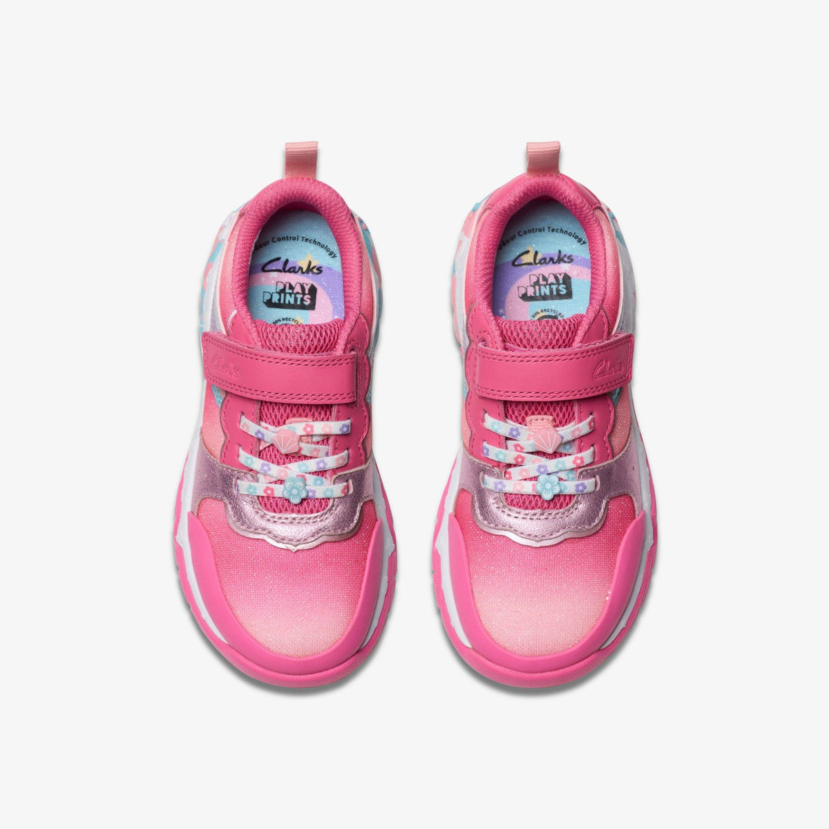 Clarks Kids Tidal Star Kid Bright Pink Combination