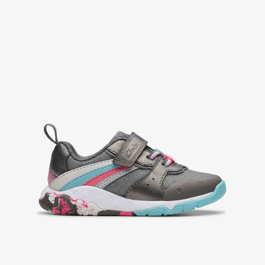 Clarks Babies|Kids Tidal Star Toddler Gun Metal