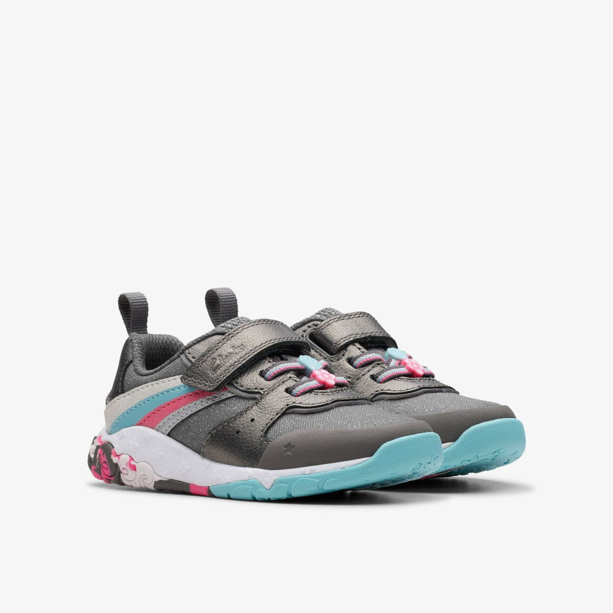 Clarks Babies|Kids Tidal Star Toddler Gun Metal