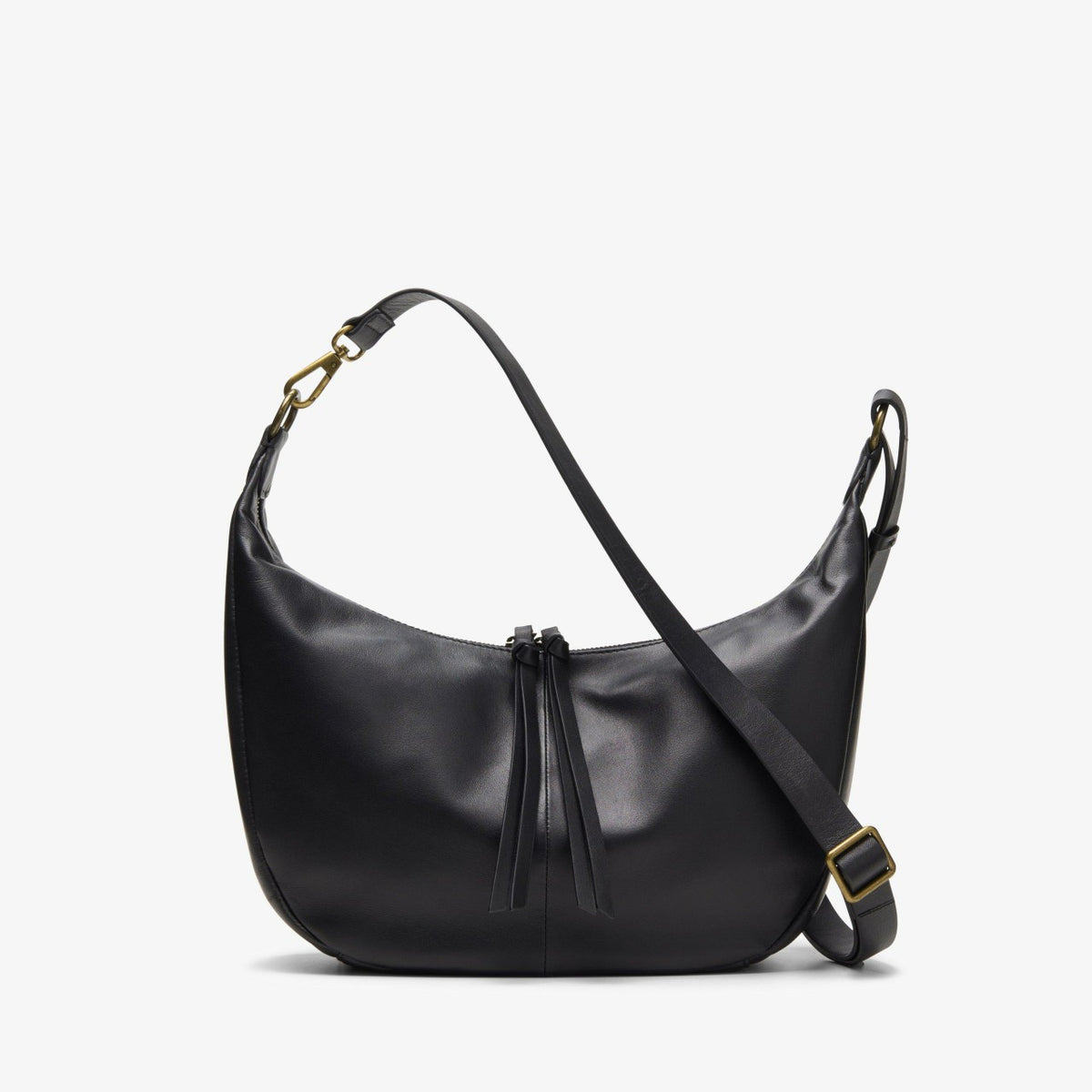 Clarks Women Willow Moon Black Leather