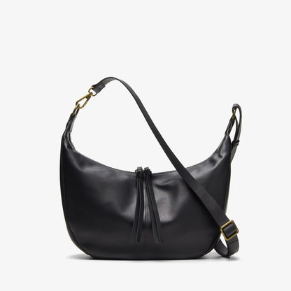 Clarks Women Willow Moon Black Leather