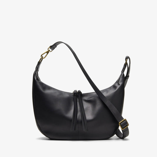 Clarks Women Willow Moon Black Leather