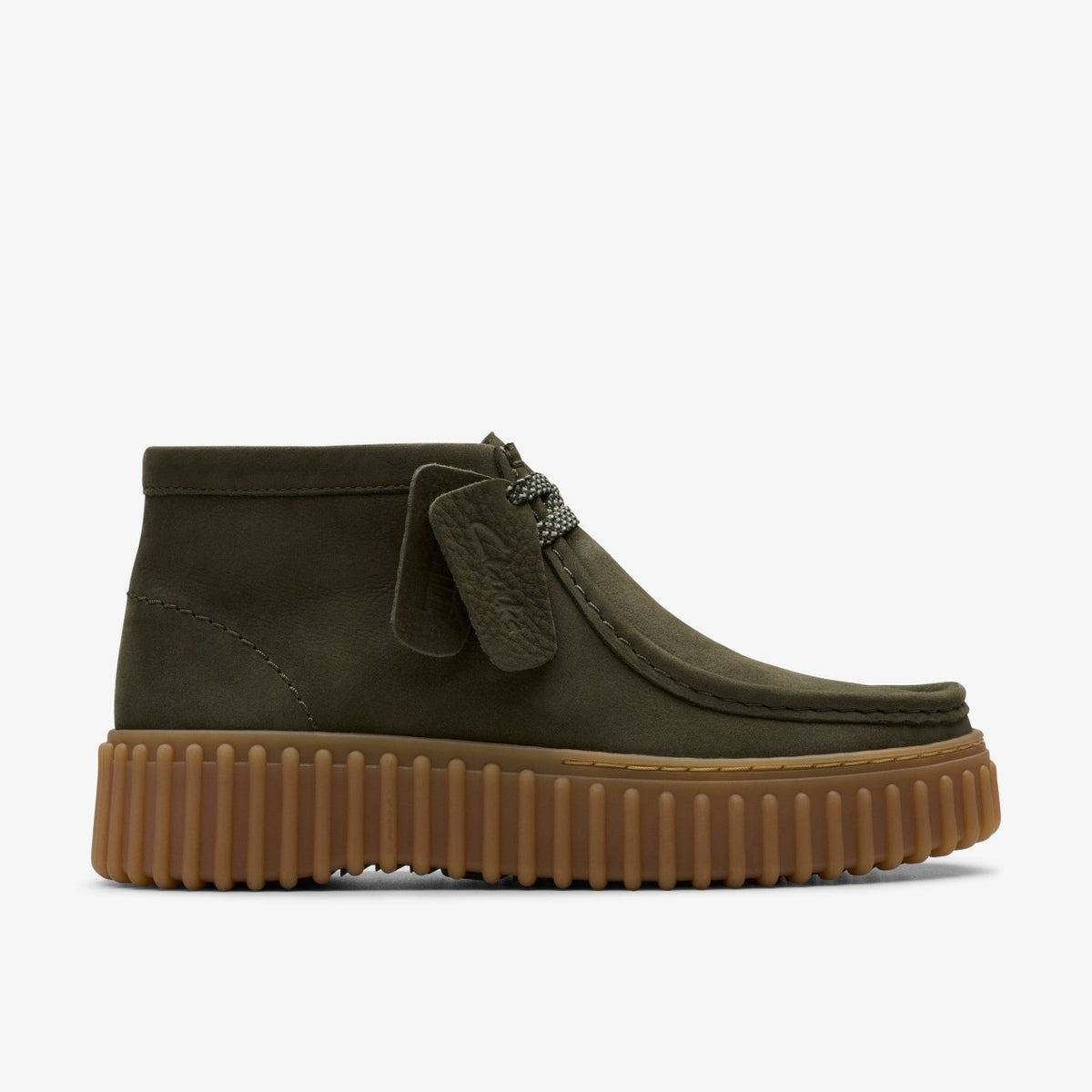 Clarks Women Torhill Moss Dark Green Nubuck