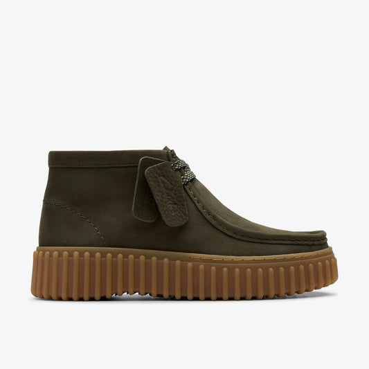 Clarks Women Torhill Moss Dark Green Nubuck