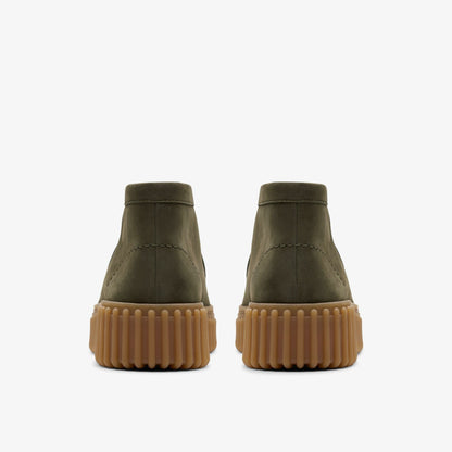 Clarks Women Torhill Moss Dark Green Nubuck