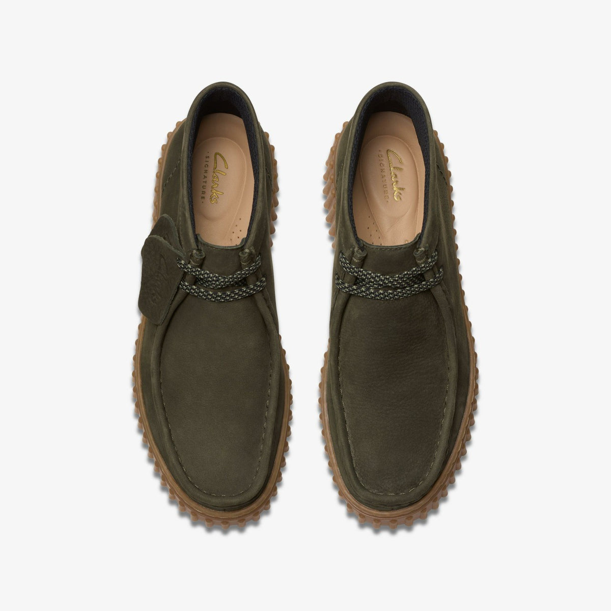 Clarks Women Torhill Moss Dark Green Nubuck