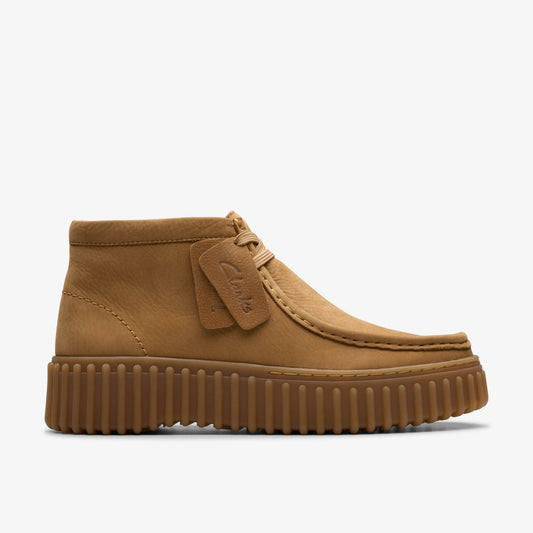 Clarks Women Torhill Moss Light Tan Nubuck