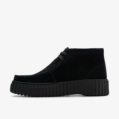 Clarks Women Torhill Moss Black Suede