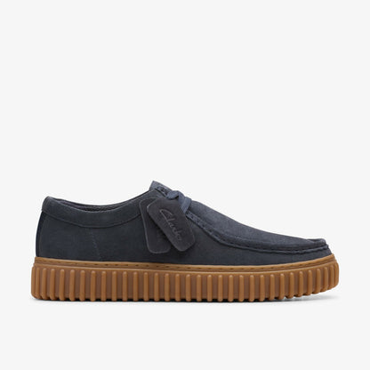 Clarks Men Torhill Lo Navy Suede