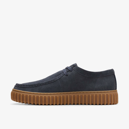 Clarks Men Torhill Lo Navy Suede