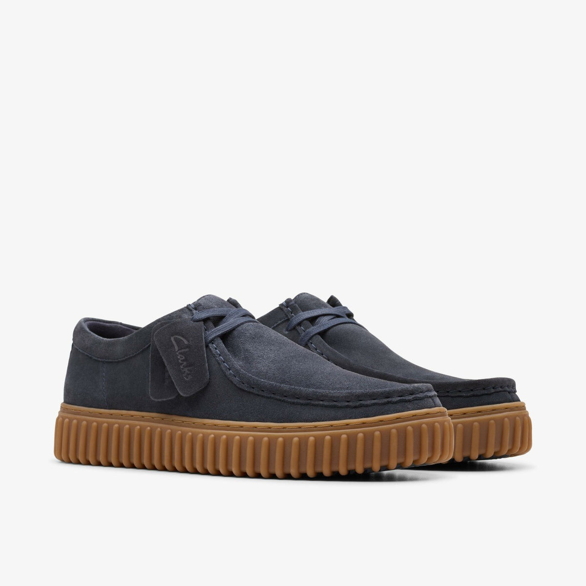 Clarks Men Torhill Lo Navy Suede