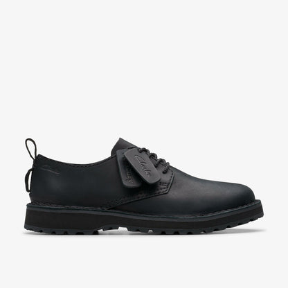 Clarks Men Solsbury Lace Black Leather