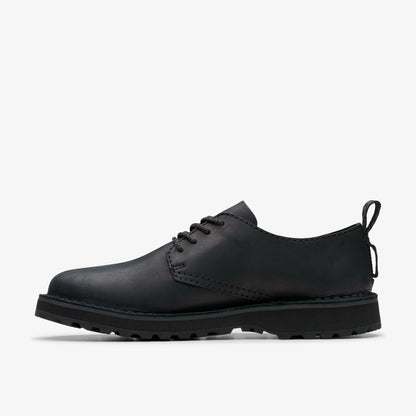 Clarks Men Solsbury Lace Black Leather