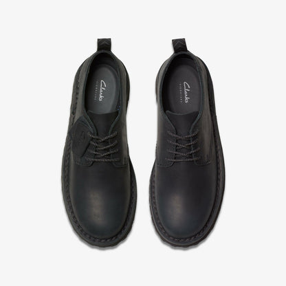 Clarks Men Solsbury Lace Black Leather
