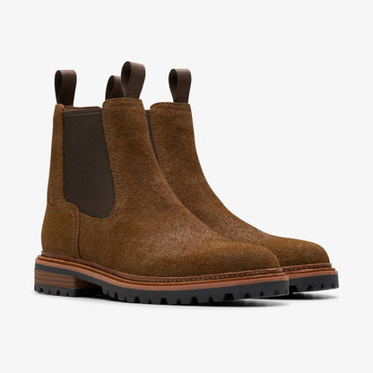 Clarks Men Clarkridge Top Brown Suede