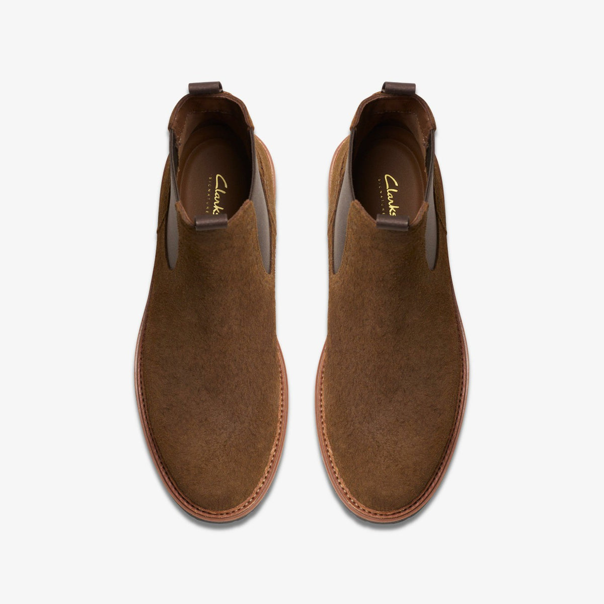 Clarks Men Clarkridge Top Brown Suede