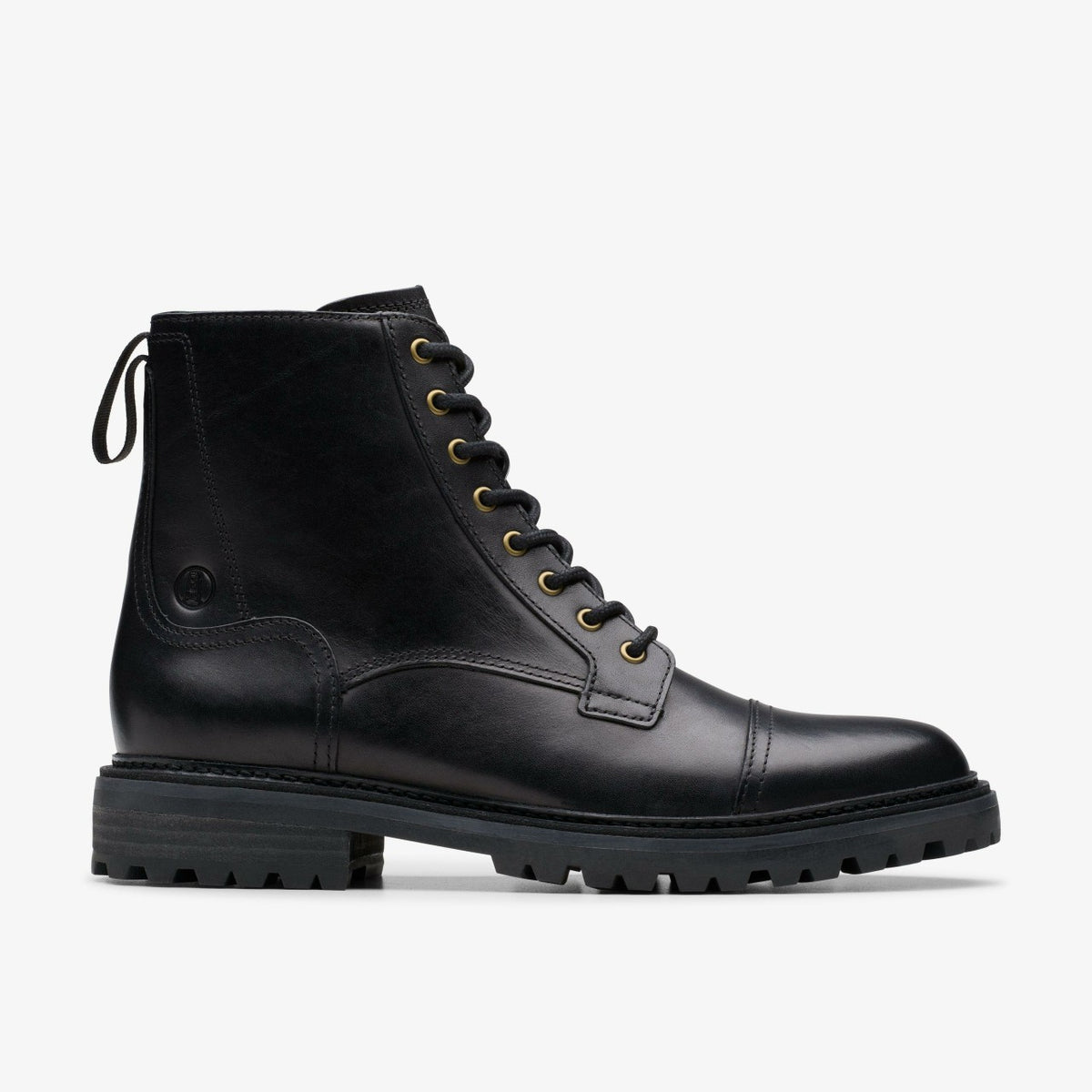 Clarks Men Clarkridge Hi Black Leather