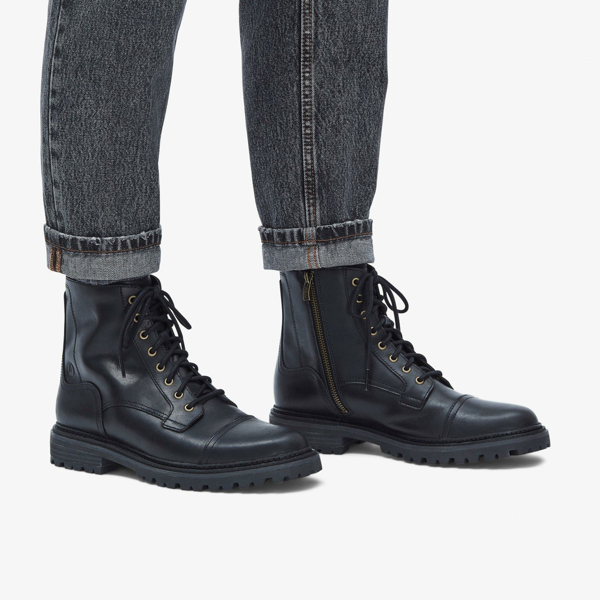 Clarks Men Clarkridge Hi Black Leather