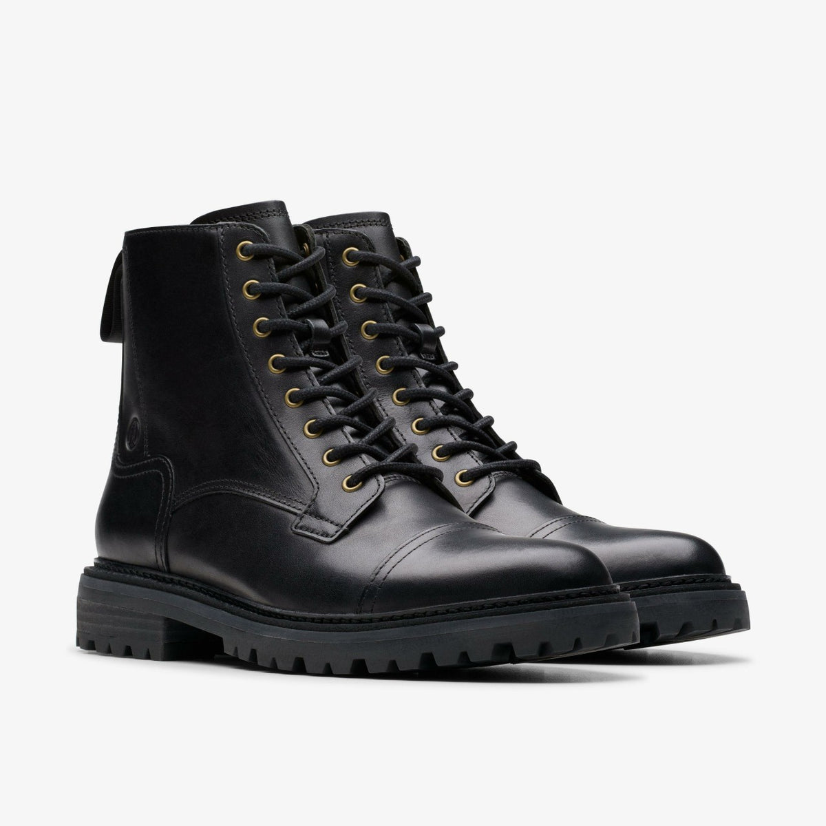 Clarks Men Clarkridge Hi Black Leather