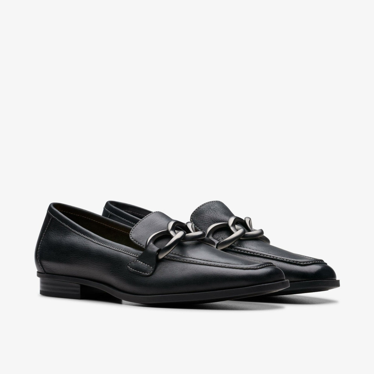 Clarks Women Sarafyna Iris Loafer Black Soft