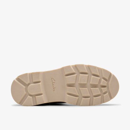 Clarks Women Hencroft Madi Waterproof Dark Sand Warmlined