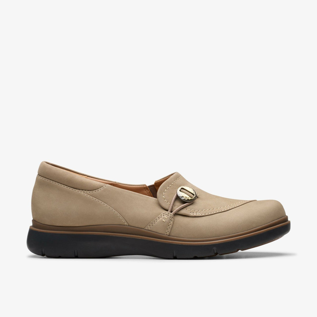 Clarks Women Certina Ease Pebble Nubuck