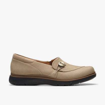 Clarks Women Certina Ease Pebble Nubuck