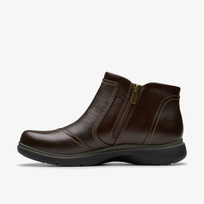 Clarks Women Certina Joy Dark Brown Leather