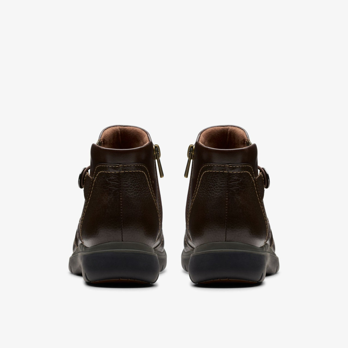 Clarks Women Certina Joy Dark Brown Leather