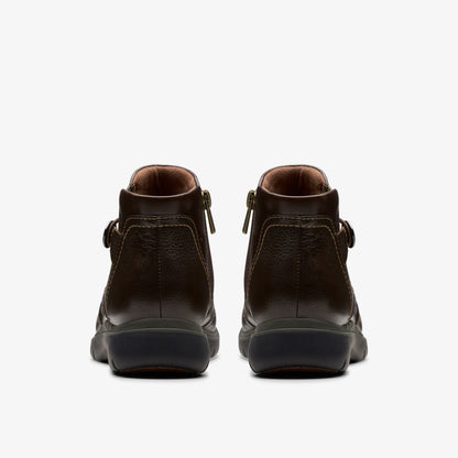Clarks Women Certina Joy Dark Brown Leather