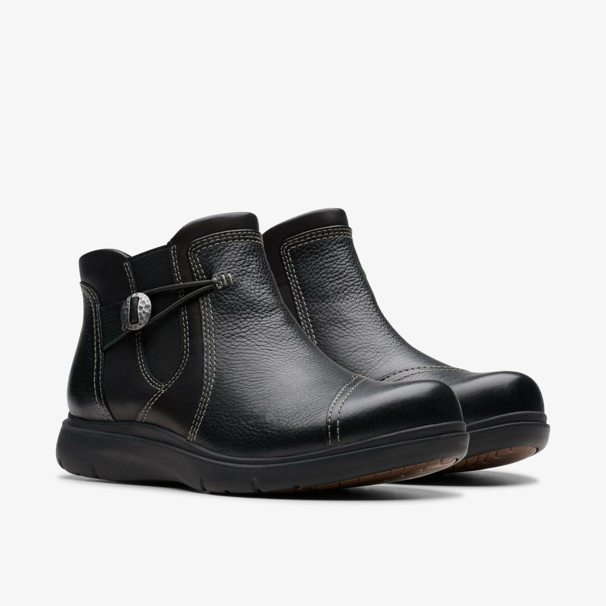 Clarks Women Certina Joy Black Leather