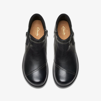 Clarks Women Certina Joy Black Leather