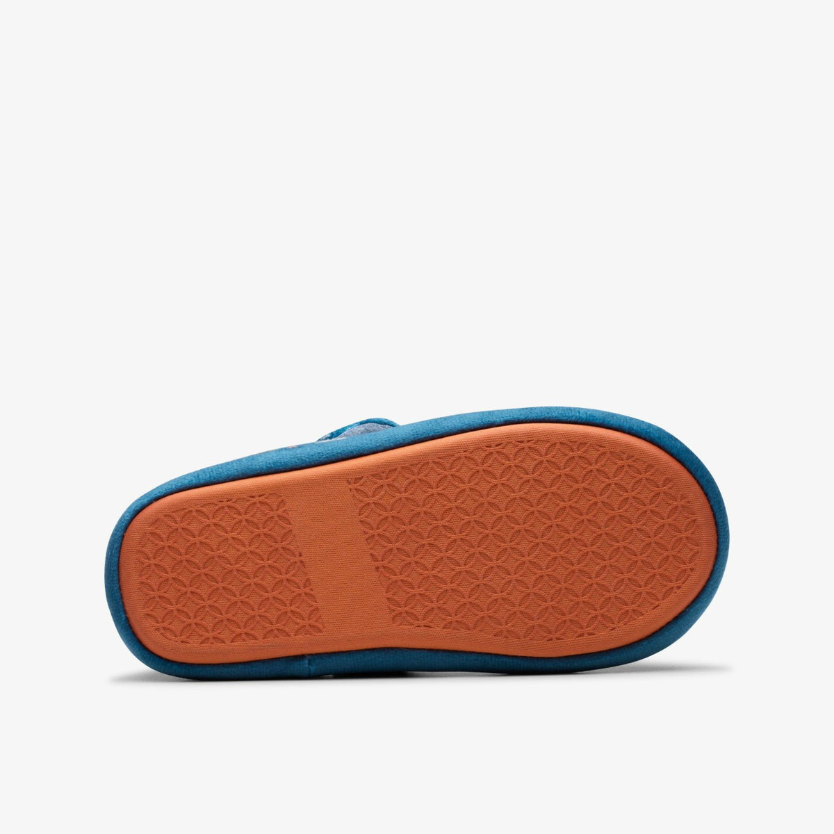 Clarks Kids Fluffy Snug Kid Blue Print
