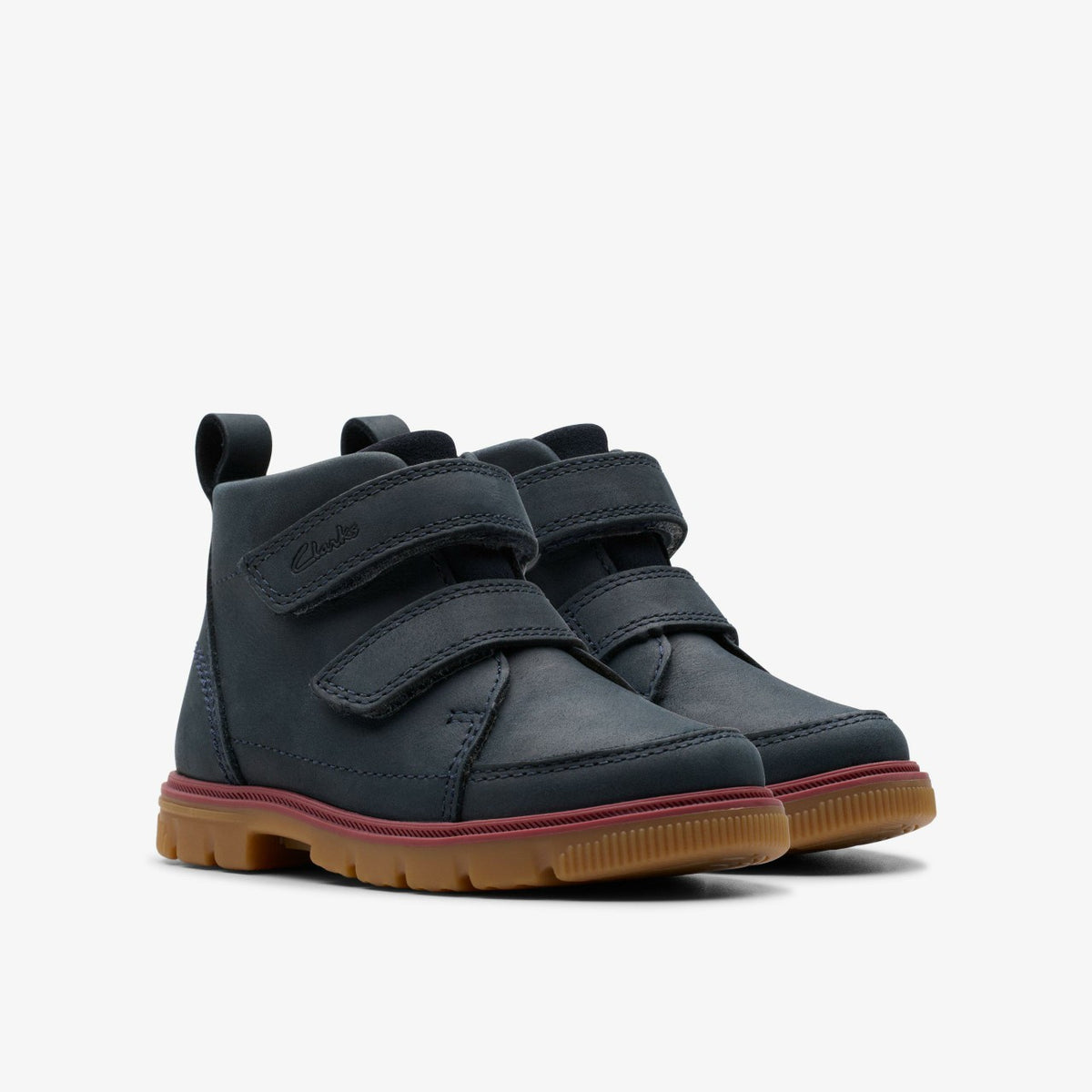 Clarks Kids Lorcam Hi Toddler Navy