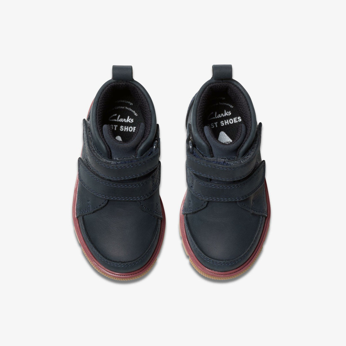 Clarks Kids Lorcam Hi Toddler Navy