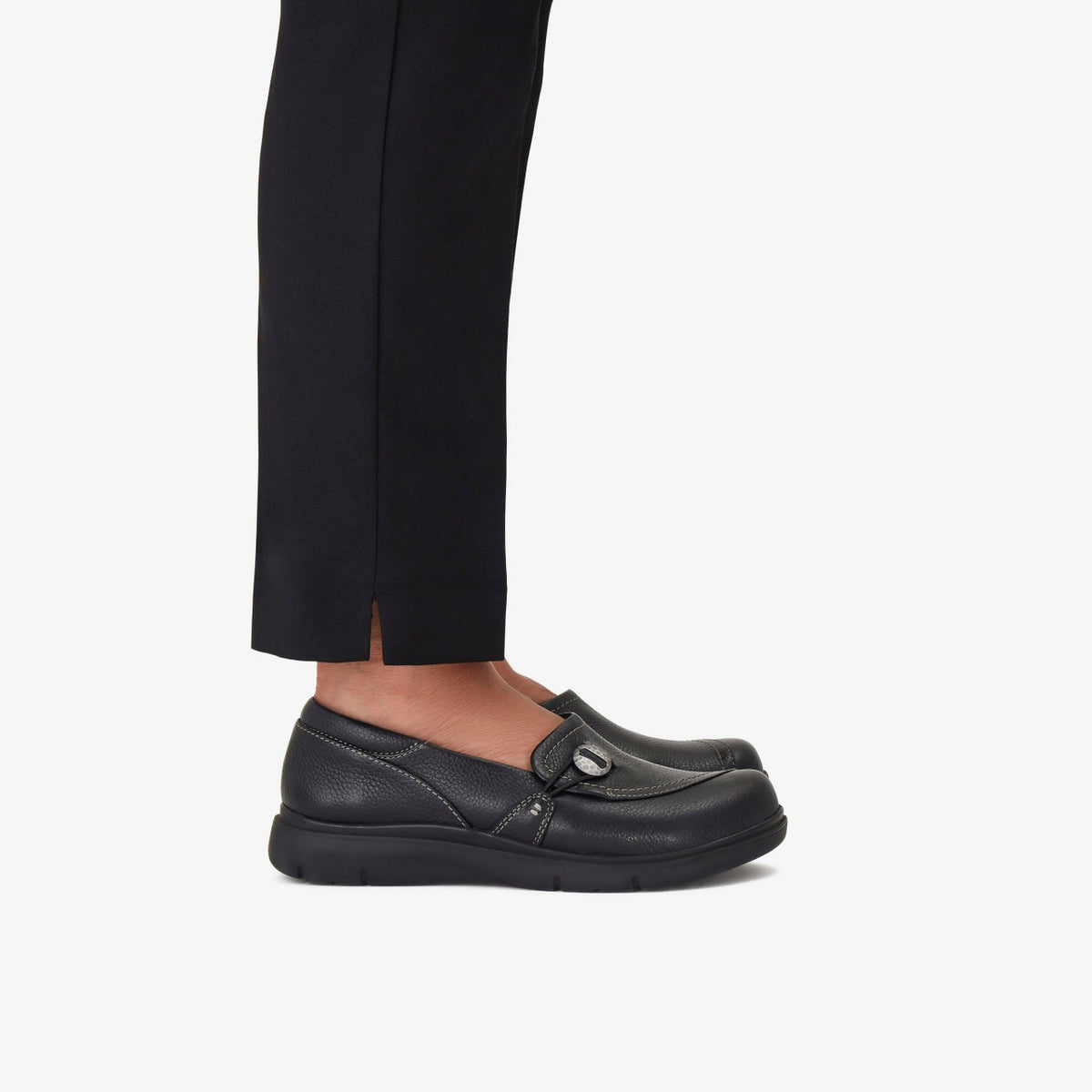 Clarks Women Certina Ease Black Leather